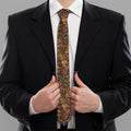 African Totem Pattern Print Necktie