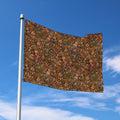 African Totem Pattern Print Polyester Flag