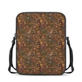 African Totem Pattern Print Rectangular Crossbody Bag