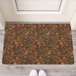 African Totem Pattern Print Rubber Doormat