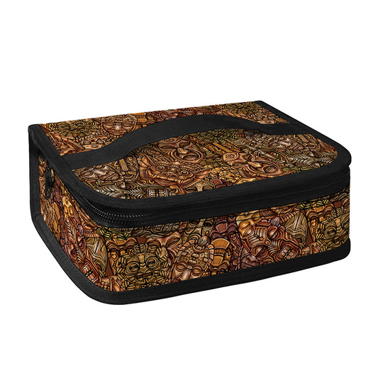 African Totem Pattern Print Small Lunch Bag