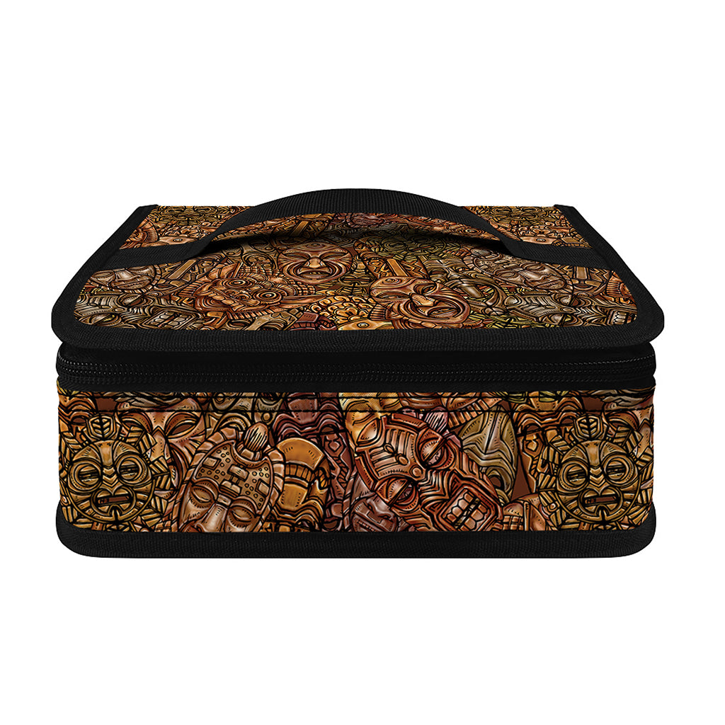 African Totem Pattern Print Small Lunch Bag