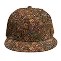 African Totem Pattern Print Snapback Cap