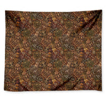 African Totem Pattern Print Tapestry