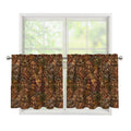 African Totem Pattern Print Tier Curtains