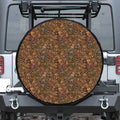 African Totem Pattern Print Tire Cover