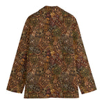 African Totem Pattern Print Women's Blazer