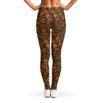 African Totem Pattern Print Women's Leggings