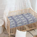 African Tribal Elephant Pattern Print Baby Crib Sheet