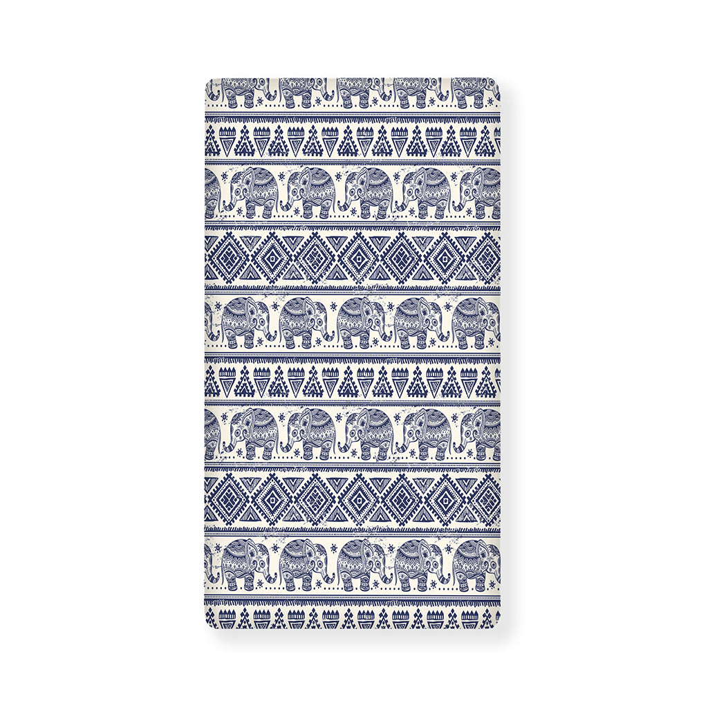 African Tribal Elephant Pattern Print Baby Crib Sheet