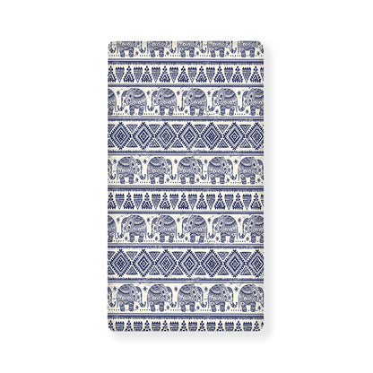 African Tribal Elephant Pattern Print Baby Crib Sheet
