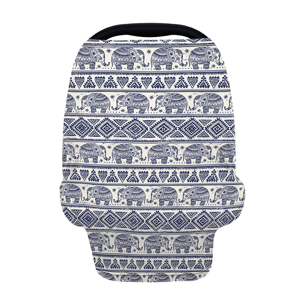 African Tribal Elephant Pattern Print Baby Seat Cover