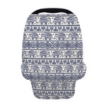African Tribal Elephant Pattern Print Baby Seat Cover