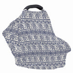 African Tribal Elephant Pattern Print Baby Seat Cover