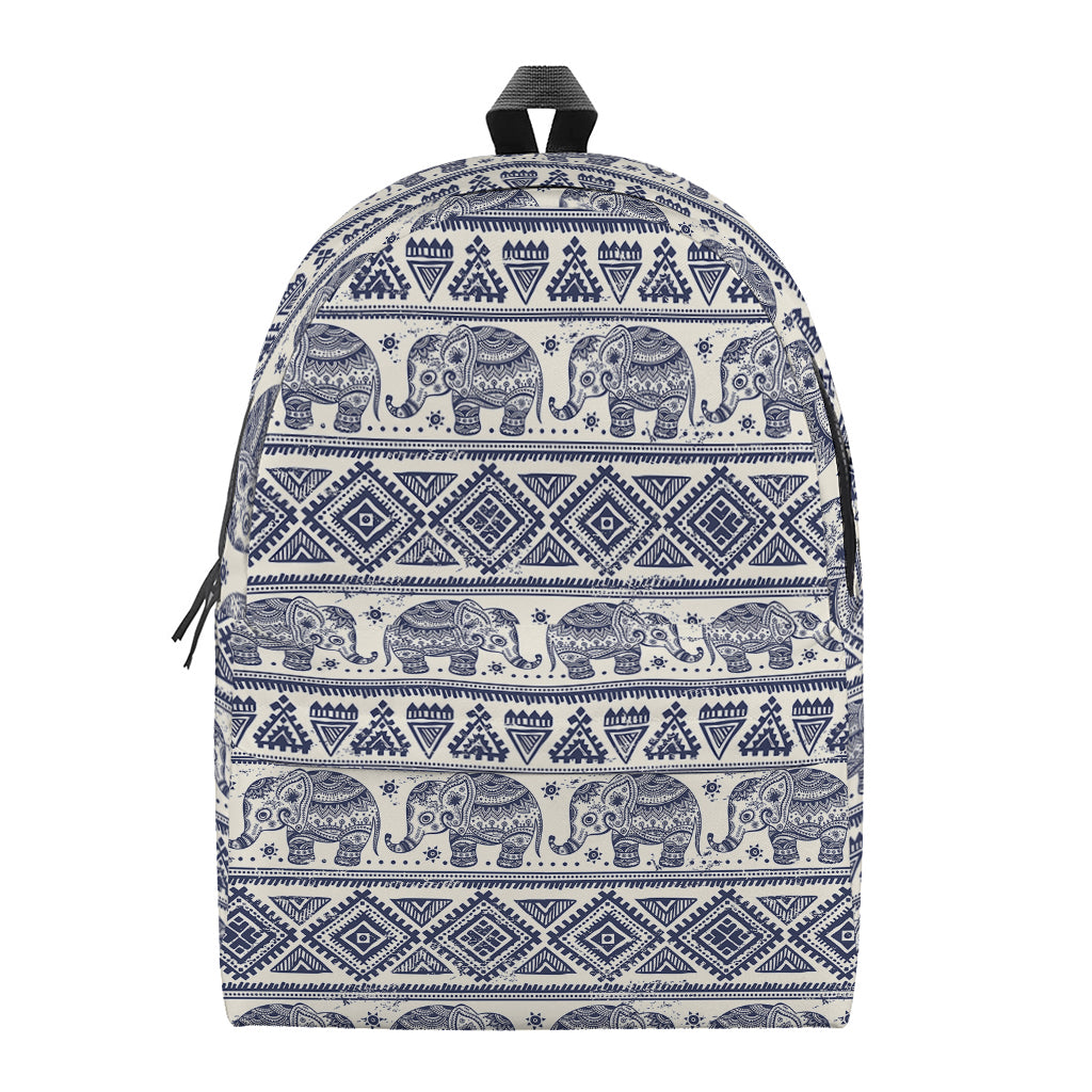 African Tribal Elephant Pattern Print Backpack