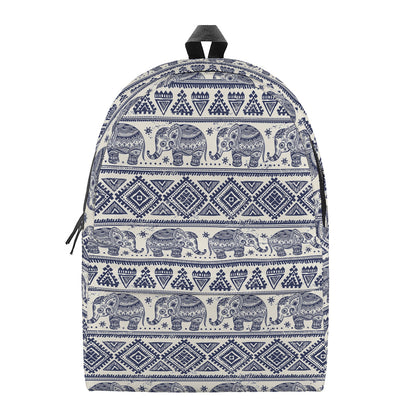 African Tribal Elephant Pattern Print Backpack