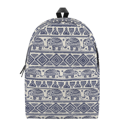 African Tribal Elephant Pattern Print Backpack