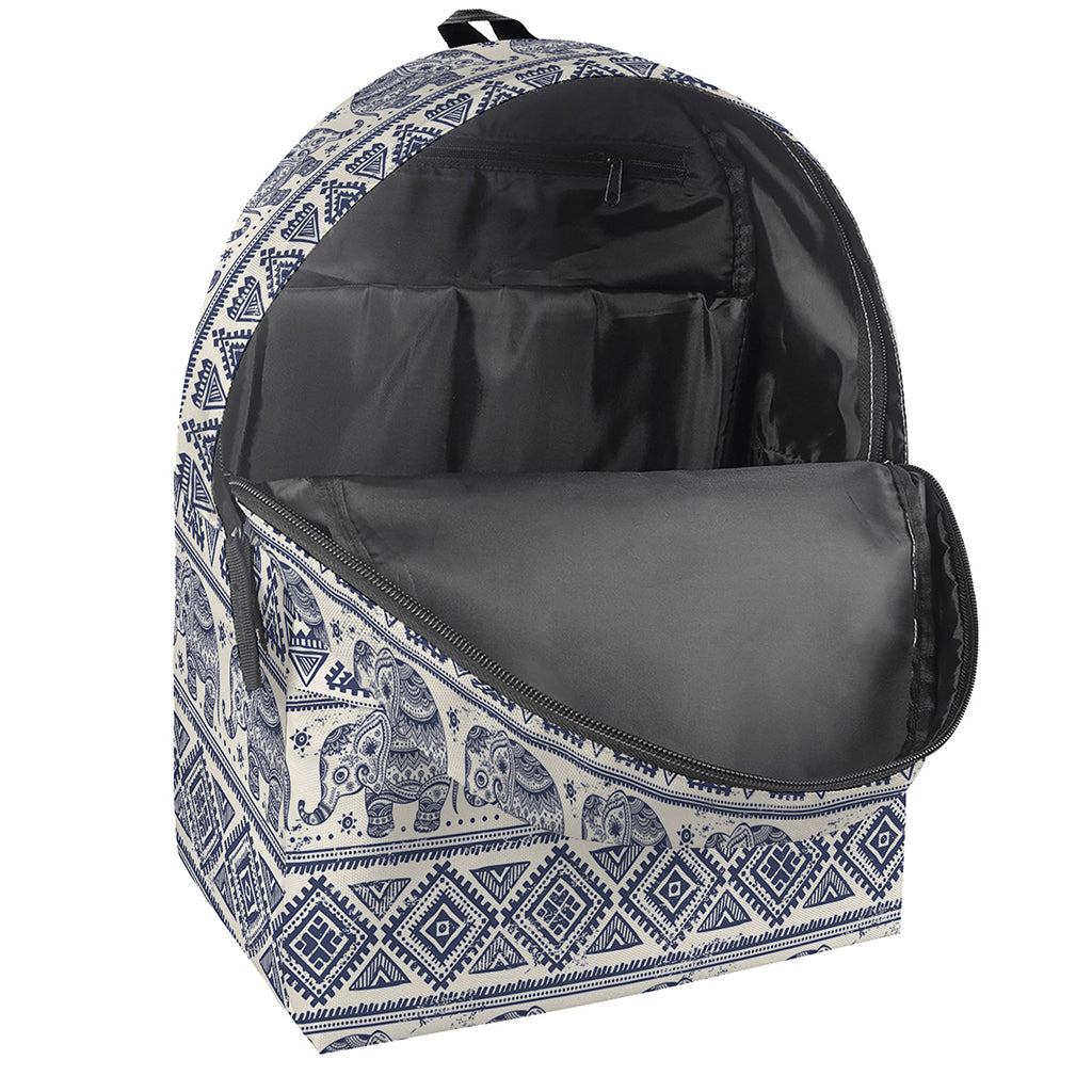 African Tribal Elephant Pattern Print Backpack