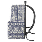 African Tribal Elephant Pattern Print Backpack