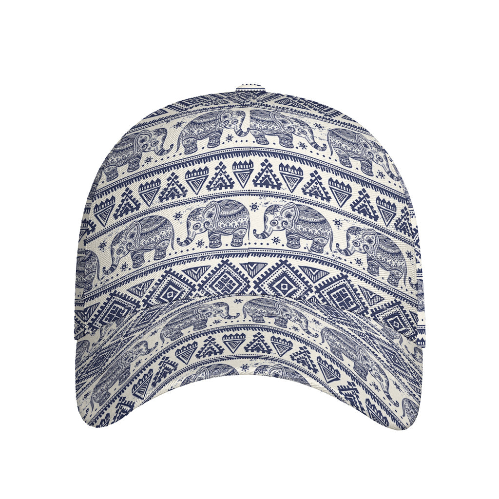 African Tribal Elephant Pattern Print Baseball Cap