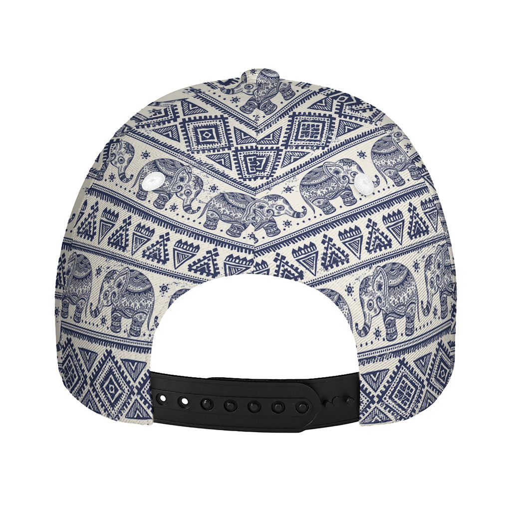 African Tribal Elephant Pattern Print Baseball Cap