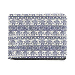 African Tribal Elephant Pattern Print Bifold Wallet