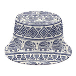 African Tribal Elephant Pattern Print Bucket Hat