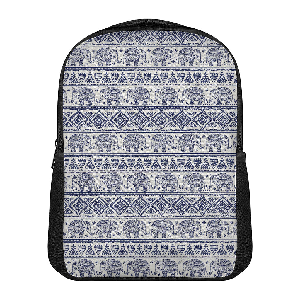 African Tribal Elephant Pattern Print Casual Backpack