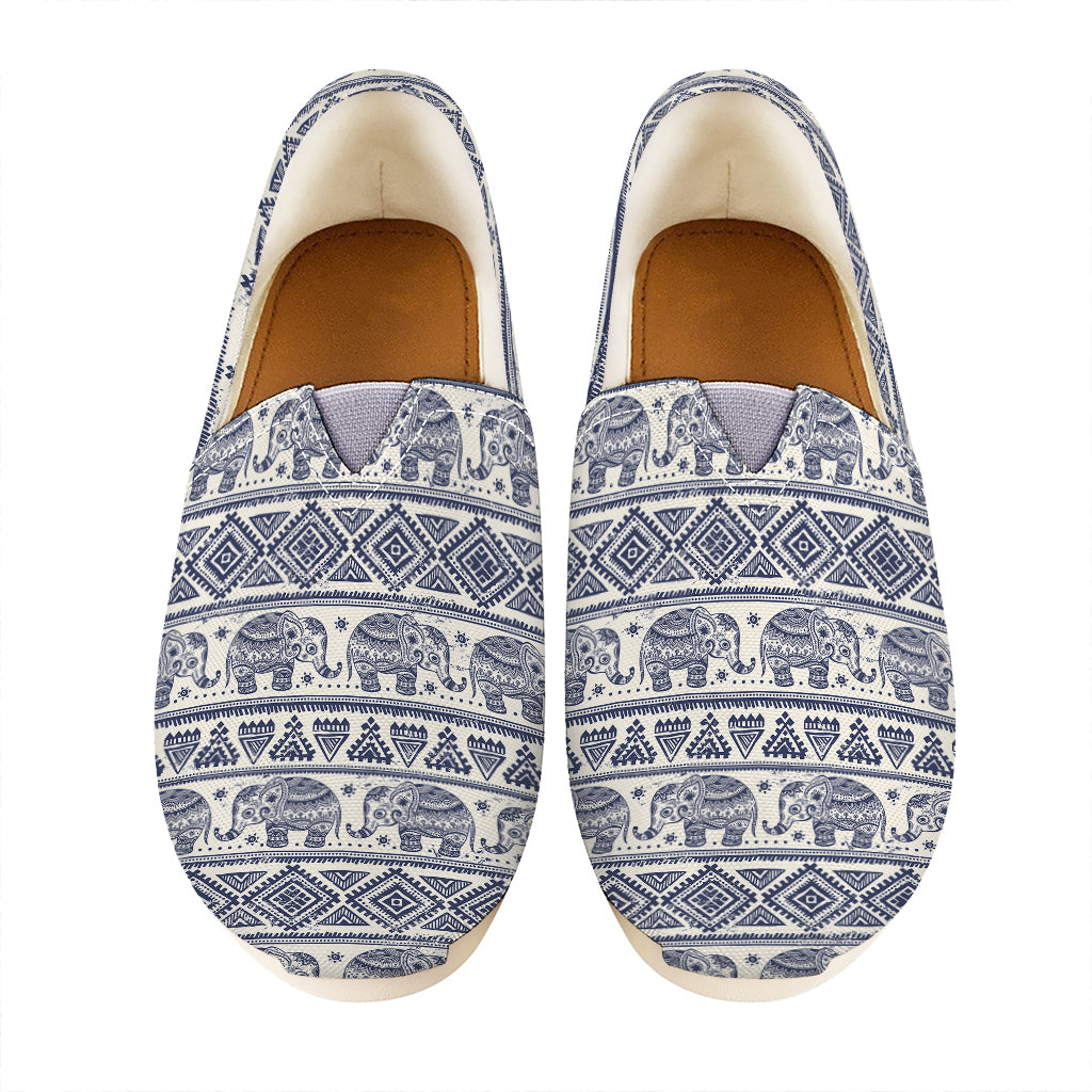 African Tribal Elephant Pattern Print Casual Shoes