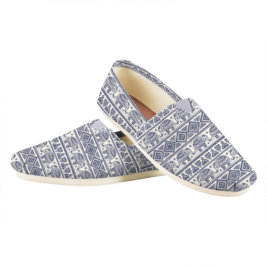 African Tribal Elephant Pattern Print Casual Shoes