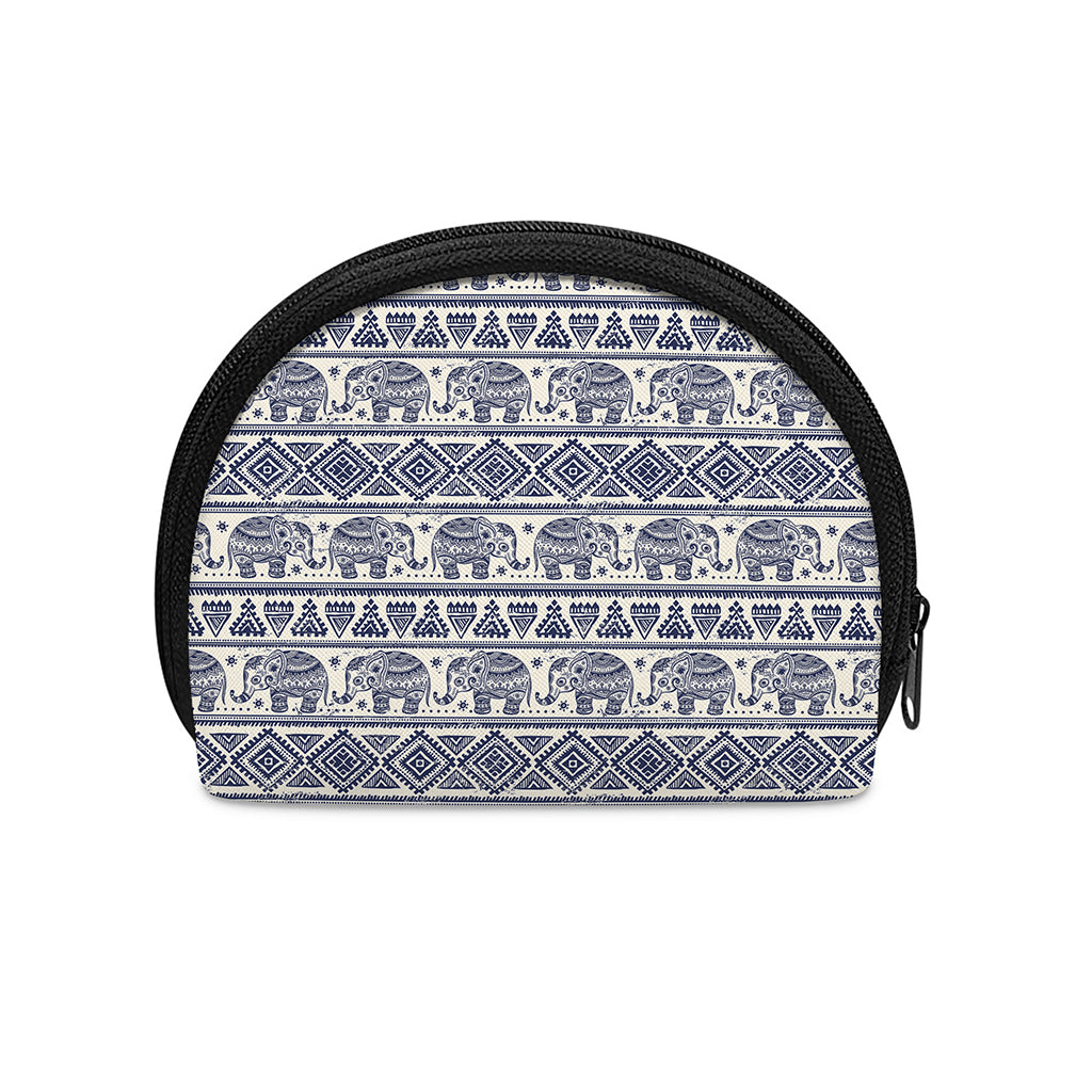 African Tribal Elephant Pattern Print Coin Purse