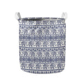 African Tribal Elephant Pattern Print Collapsible Laundry Basket
