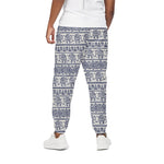 African Tribal Elephant Pattern Print Cotton Pants