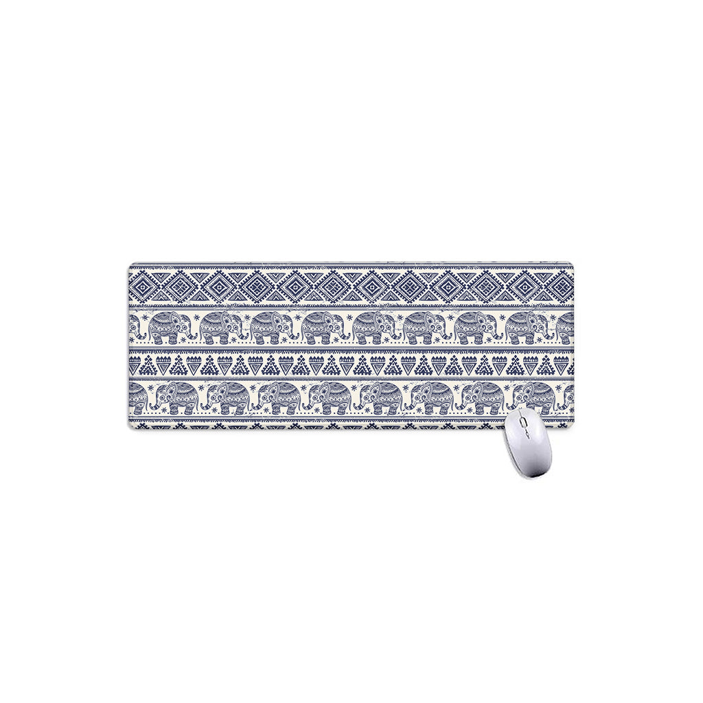 African Tribal Elephant Pattern Print Extended Mouse Pad