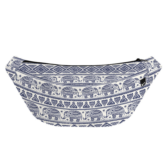African Tribal Elephant Pattern Print Fanny Pack