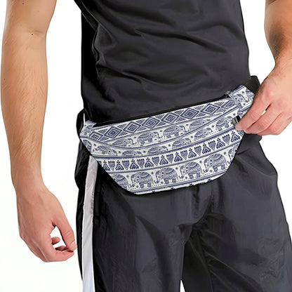 African Tribal Elephant Pattern Print Fanny Pack