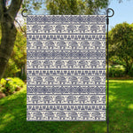 African Tribal Elephant Pattern Print Garden Flag