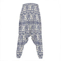 African Tribal Elephant Pattern Print Hammer Pants