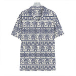 African Tribal Elephant Pattern Print Hawaiian Shirt