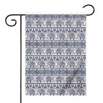 African Tribal Elephant Pattern Print House Flag