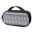 African Tribal Elephant Pattern Print Portable Cooler Travel Case
