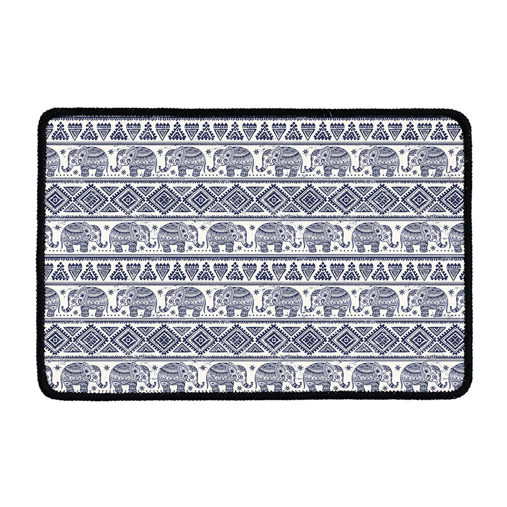 African Tribal Elephant Pattern Print Kitchen Mat