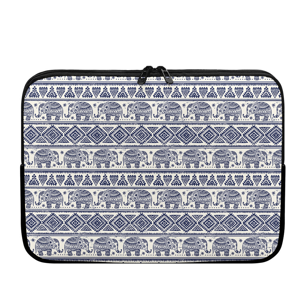 African Tribal Elephant Pattern Print Laptop Sleeve