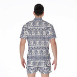 African Tribal Elephant Pattern Print Men's Rompers