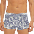 African Tribal Elephant Pattern Print Men's Short Boxer Briefs