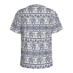 African Tribal Elephant Pattern Print Men's Sports T-Shirt