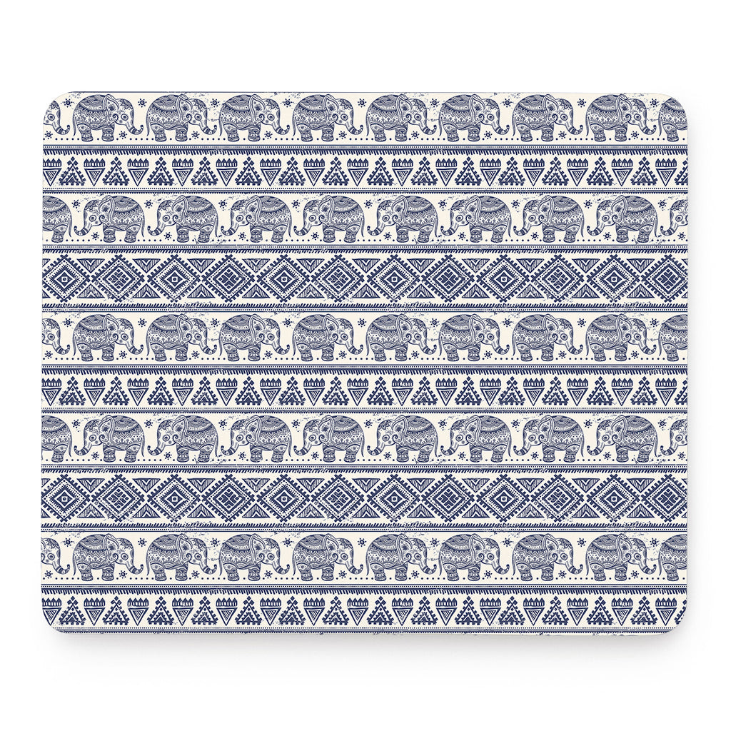 African Tribal Elephant Pattern Print Mouse Pad