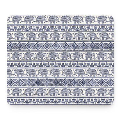 African Tribal Elephant Pattern Print Mouse Pad