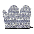 African Tribal Elephant Pattern Print Oven Mitts