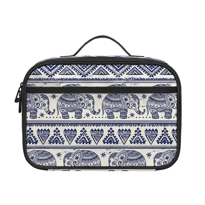 African Tribal Elephant Pattern Print Portable Lunch Bag